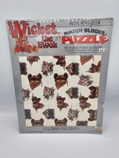 Vintage 1983 Star Wars Return Of The Jedi Wicket The Ewok Puzzle-New In Plastic- picture