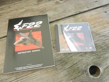 F22 DID Air Dominance Fighter Vintage PC Computer Game Flight Simulator & MANUAL picture