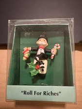 MONOPOLY ROLL FOR RICHES ENESCO Small Wonder Miniature Ornaments, 1994 picture