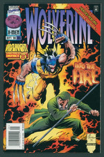 Wolverine, Vol. 2 #105B Newsstand VF/NM (Marvel 1996) Onslaught Human Torch picture