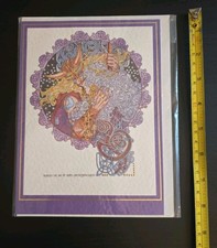 Acalla Vintage Celtic Greeting Card 1986 Beneath Sky Of Stars Fitzpatrick New picture