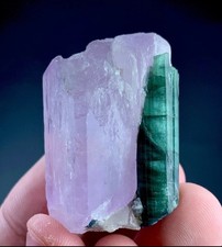 190 Carat Kunzite & Tourmaline Crystal Combine Specimen From Afghanistan picture