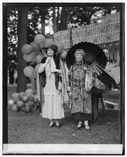 Photo:Mrs. Joseph Strauss & Mrs. Ed. Eberle at Twin Oaks,5/14/25,May 1925 picture