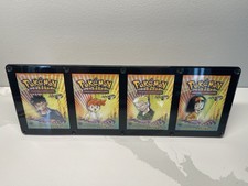 Framed Pokemon 1st Edition Gym Heroes Empty Booster Pack Set picture