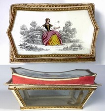 Antique French Chocolatier's or Confectioner's Presentation Box, Casket c.1795- picture