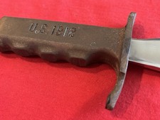 VINTAGE MILITARY STYLE COPY OF WW1 DESIGN-FILE & NEW LEATHER SHEATH  picture