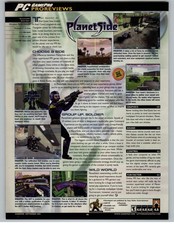 2003 Planetside FPS PC REVIEW Vintage Print Ad/Poster Retro Video Game Promo Art picture