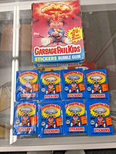 LOT 8 Sealed Packs 1985 Topps Garbage Pail Kids Original 2nd Series W/ BOX picture