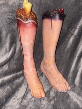 Halloween Decor Decorations Body Parts, Bloody Realistic Severed Legs Horror picture