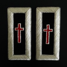 Knights Templar Sir Knight Shoulder Boards in Mylar picture