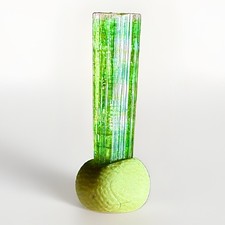 Rare Brilliant Neon Green Purple Tip Tourmaline Crystal Natural Raw Specimen picture