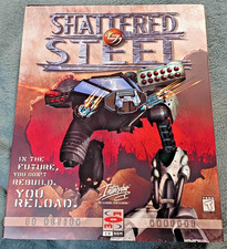Shattered Steel PC Big Box Interplay Mechs, Box & Contents ONLY NO DISK picture