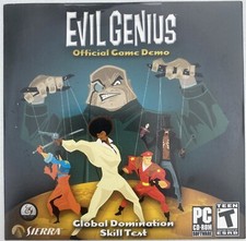 Evil Genius Demo Disc - Brand New & Factory Sealed PC CD-ROM Game Evil Genius picture