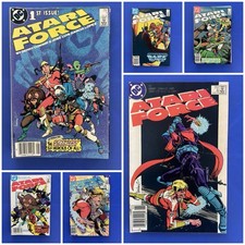 Atari Force #1 2 3 4 5 6 Lot Run Conway & Garcia Lopez  DC NEWSSTAND Comic 1984 picture