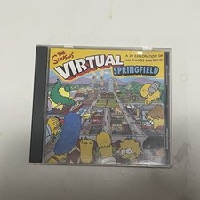 Vintage The Simpsons Virtual Springfield CD-ROM for Windows picture