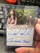 Conleth Hill Sibel Kekilli Auto Game Of Thrones Iron Anniversary 2 Dual picture