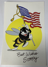 Vintage Scoopy Bee Postcard 