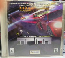 TRACKMANIA SUNRISE (2005 Enlight PC CD-ROM Game) Windows 98 SE 2000 Me XP picture