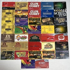 Casino Players Rewards Slot Cards Lot Of 37 picture