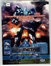 Gunmetal Original Xbox 2002 Vintage Print Ad/Poster Official Video Game Art picture
