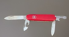 Vtg Victorinox Recruit SERRATED Suisse Army Knife 1970s  84mm Crossbow picture