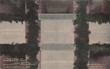 Civil War Military General Robert E Lee Tomb Hand Colored Map Vtg Postcard I48 picture