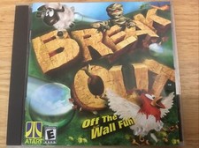 Atari Break Out PC Arcade Bricks Video Game Vintage 2000 Windows Win95 Win98 picture