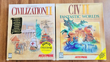 Sid Meier's Civilization II, Fantastic Worlds & Scenarios With Manuals And Map picture