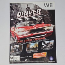 Driver Parallel Lines Wii Total Control Printer Ad/Poster picture