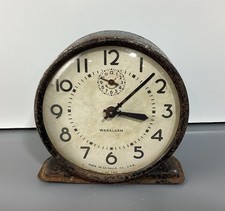 Vintage Westclox Waralarm Clock, War Alarm La Salle Illinois, RARE Not Working picture