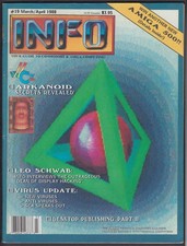 INFO #19 Commodore Amiga Computing Leo Schwab Arkanoid + 3-4 1988 picture