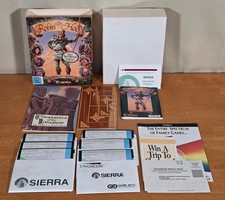 Legend of Robin Hood Conquests Longbow Sierra IBM PC Big Box Game CIB Hint Book picture