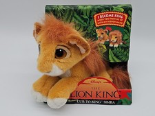 THE LION KING 1994 RARE Simba Cub To King Plush Toy NEW IN BOX picture