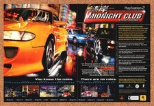 2001 Midnight Club PS2 Original Advertisement / Retro Promo v2 picture