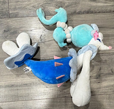 Pokémon Center Primarina Stuffed Animal Plush Blue White Pink Light Blue picture