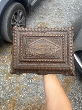 1937 Chevrolet Dealers Planning Committee Fancy Detailed Wooden Cigar Box picture