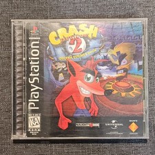 Crash Bandicoot 2: Cortex Strikes Back PS1 1997 Platformer w/ Manual & Case, KA picture