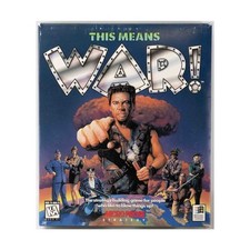 Microprose Computer Game This Means War VG+/NM picture