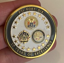 FCI FORT DIX 20 YEARS OF EXCELLENCE 1992-2012 Challenge Coin CommemorativeMedal picture