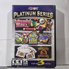 eGames Platinum Series PC CD-ROM Magic Ball 3 Flip Flop Ancient Tripeaks  CIB picture
