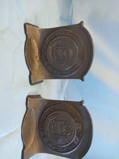 Vintage University Of Michigan Brass Bookend~1940's~Bronze picture
