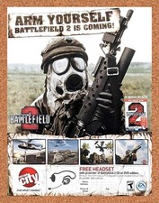 Battlefield 2 PC Original 2006 Ad Authentic Circuit City Video Game Promo picture