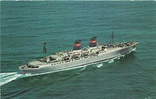 Postcard: SS President Roosevelt, American President Lines Posted 1966 picture