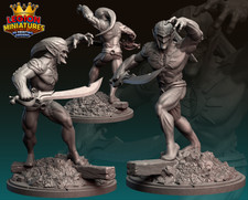Eclipso Diorama Sculpture Statue Model Kit DC Unpainted/Unassembled picture