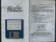 Castle Master IBM 3.5 inch Disk, 3D Action Adventure-Disk+copy of manual NO BOX picture
