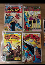 Vintage 1960s-70s DC Comic Lot (5 Books)- Superboy, Lois Lane & Jimmy Olsen picture