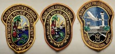 (Set Of 3) Miami-Dade Police Dept. Duty Worn Uniform Shoulder Patches. (NEL2031) picture