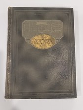 College Yearbook 1923 Antique Cedar Rapids IA Coe The Acorn Hardcover Embossed picture