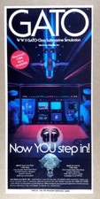 1985 Spectrum Holobyte GATO-Class Submarine Simulation vintage print Ad picture