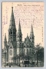 1905 Berlin Kaiser Wilhelm Memorial Church Postcard Germany Posted picture